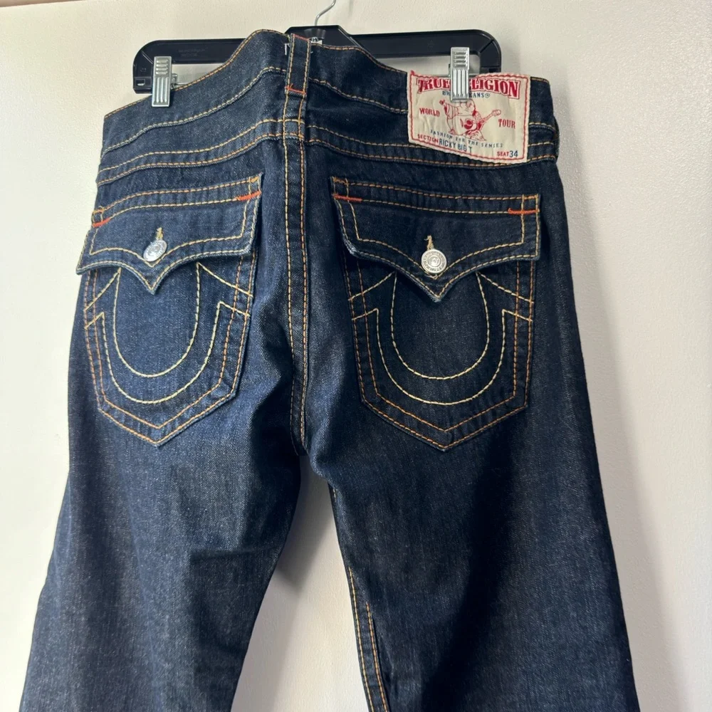 True Religion Men’s Ricky Big T Jeans Size 36